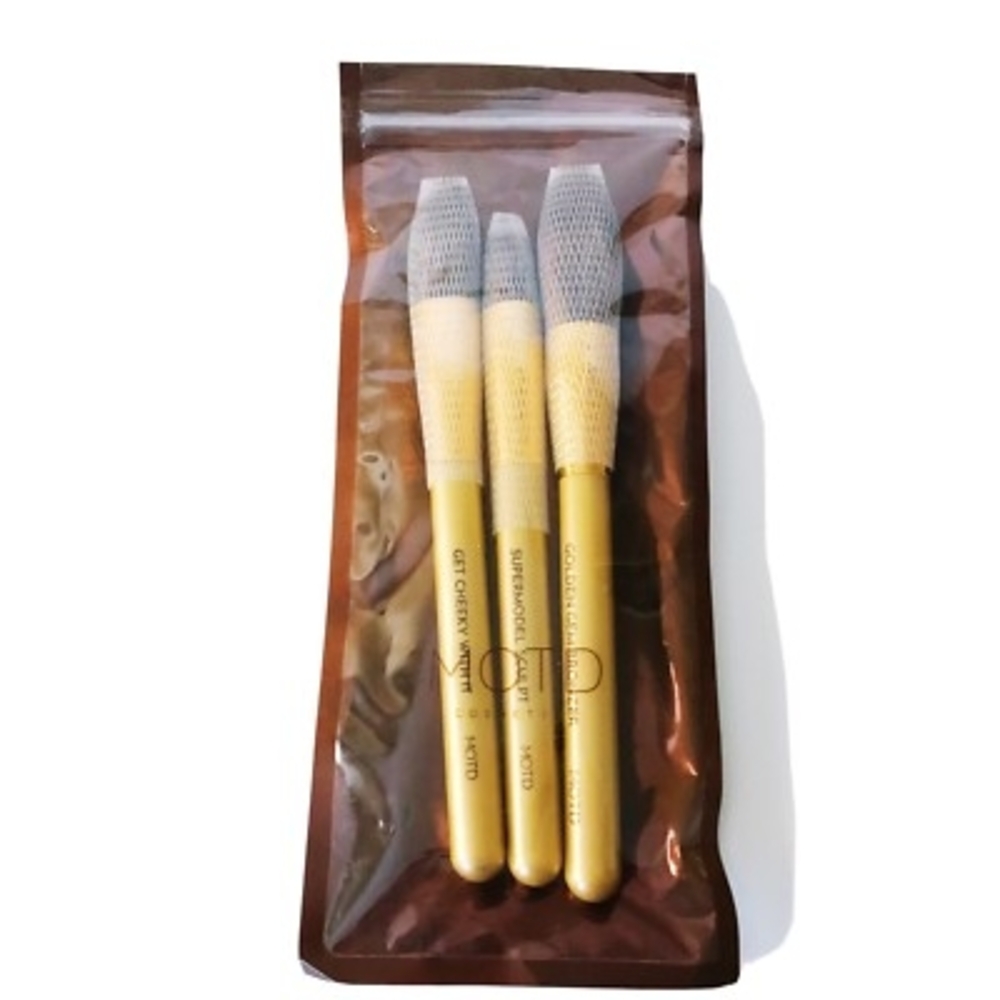 MOTD Makeup 3 Piece Brush Set